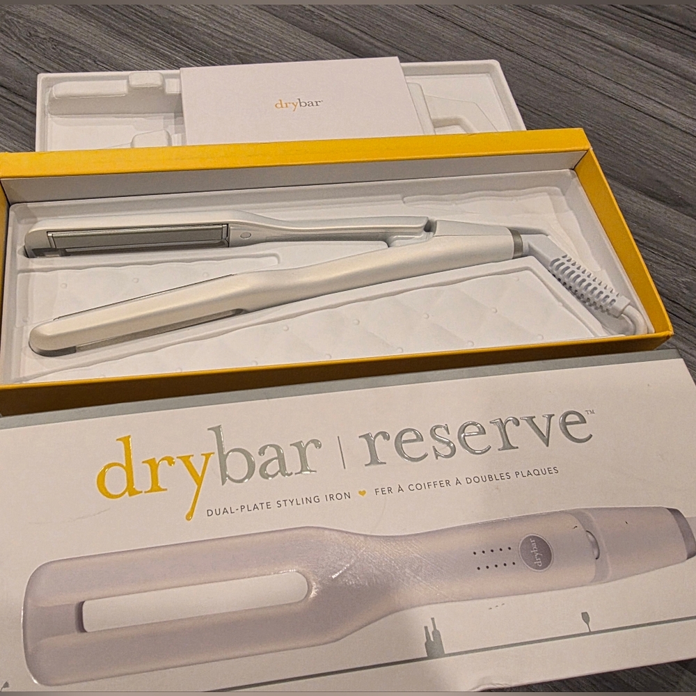DRYBAR Reserve Dual-Plate Styling Iron for Straightening Curls NIB $190
